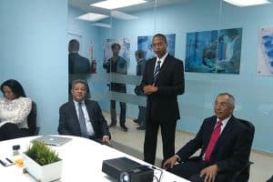 Visit of former Dominican Republic President Dr. Leonel Fernandez to CBL